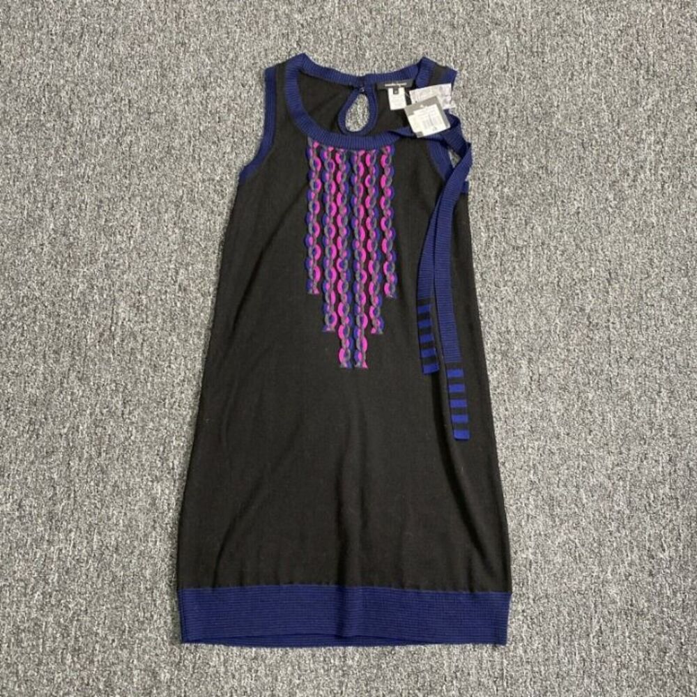 NANETTE LEPORE Mischievous Merino Wool Bow Dress - New $119
